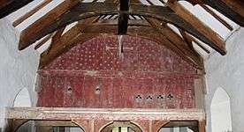 Painted rood loft