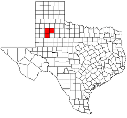 Map of Lubbock metropolitan area