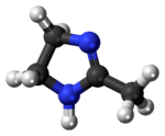 Ball-and-stick model of the lysidine molecule