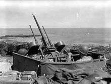 A Halftrack shooting at several aircraft after Normandy.