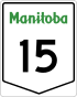 Manitoba Highway 15 shield