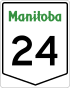 Manitoba Highway 24 shield