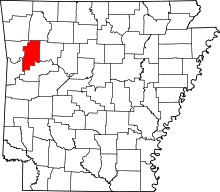 State map highlighting Franklin County