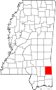 State map highlighting Greene County