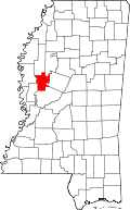 State map highlighting Humphreys County