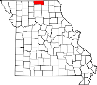 A state map highlighting Putnam County in the northern part of the state.