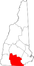 State map highlighting Hillsborough County