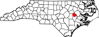 State map highlighting Greene County