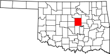 State map highlighting Lincoln County