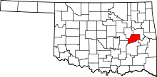 State map highlighting McIntosh County