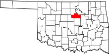 State map highlighting Payne County