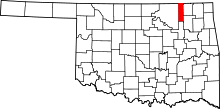 State map highlighting Washington County