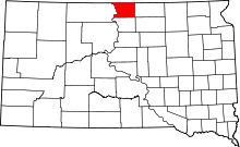 State map highlighting Campbell County