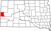 State map highlighting Lawrence County