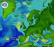 map of HERMIONE scientific study areas