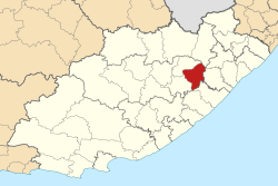 Location in the Eastern Cape