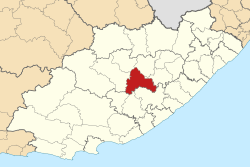 Location in the Eastern Cape