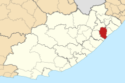 Location in the Eastern Cape