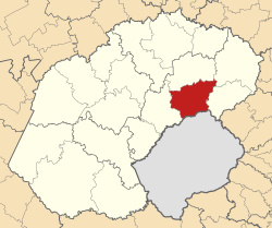 Location in the Free State