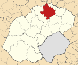 Location in the Free State