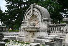 Merrill Fountain in July 2013