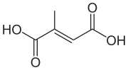 HO2CCH=C(CH3)CO2H