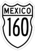 Federal Highway 160 shield