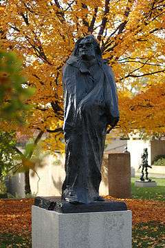 Monument to Balzac in the courtyard of Musée Rodin, Paris