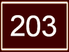 Route 203 shield