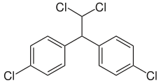 Skeletal formula of DDD