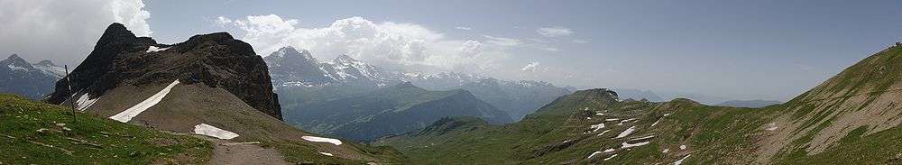 Panoramic view from Faulhorn.