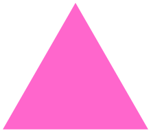 Pink Triangle Symbol