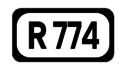 R774 road shield}}