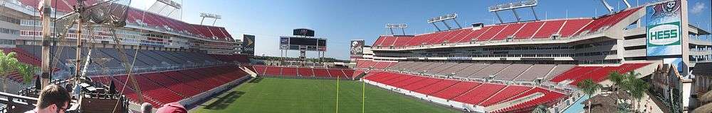 Panoramic view from The Pirate Ship during the 2009 off-season