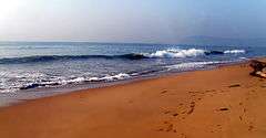 The Rama Krishna Beach after sunrise in 2012