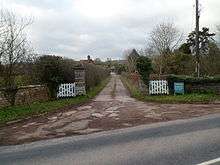 Photo of a gated wall