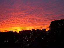 Sunset at Rosslyn, Virginia