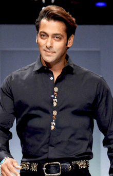 Salman Khan walking the ramp for designer Sanjana Jon (2009)