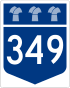 Saskatchewan Highway 349 shield