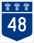 Saskatchewan Highway 48 shield