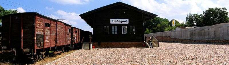 Panorama of the Radegast station