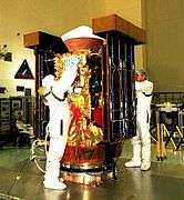 Stardust being checked before encapsulation