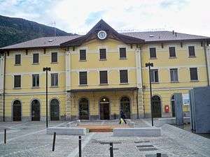 The Tirano station building (RFI)