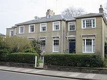 Pair of early Victorian houses.