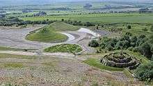 Stone rows on the North-South Line at the Crawick Multiverse.