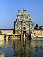 View of the temple taank from the temple tank