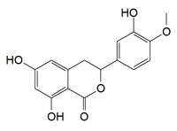 Chemical structure of thunberginol E