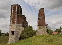 A View of Torksey Castle Ruins.