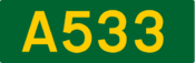 A533 road shield