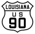 U.S. Highway 90 marker